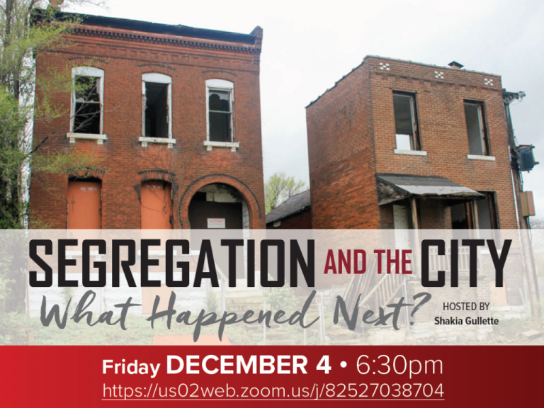 Segregation and the City: What Happened Next?