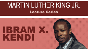 Dr. Ibram X. Kendi To Be Keyote of 13th Annual UMKC Martin Luther King Jr. Lecture Series