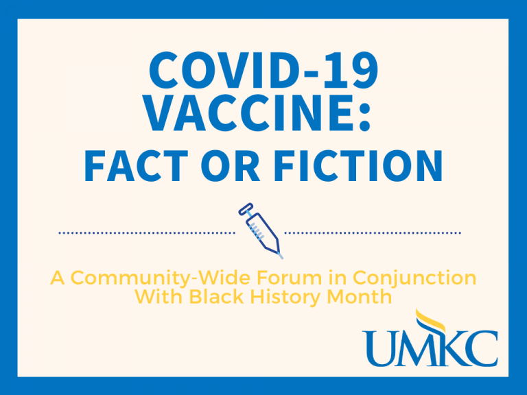 COVID-19 Vaccine: Fact or Fiction? A Community-Wide Forum in Conjuction with Black History Month