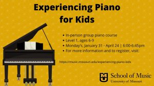 Experiencing Piano for Kids