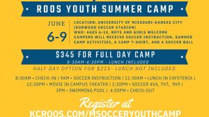 Men’s Soccer Youth Camps- Full & Half Day