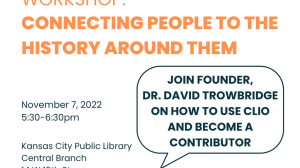 Community Workshop: Connecting People To the History Around Them