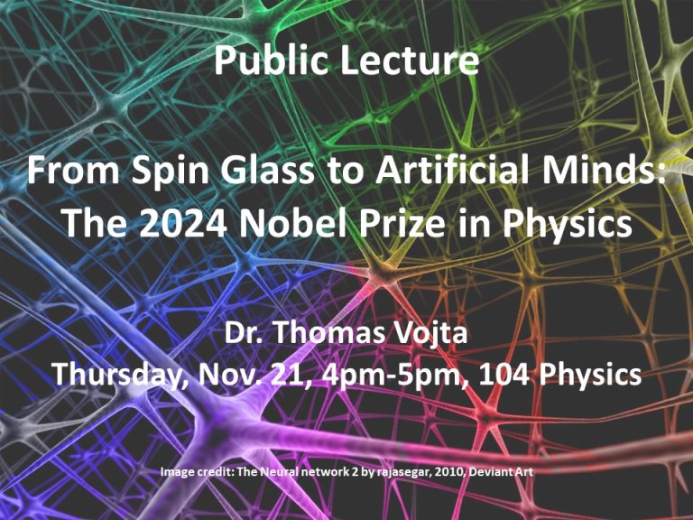 2024 Nobel Prize in Physics-Public Lecture