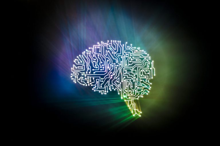 Image of a brain and neural pathways