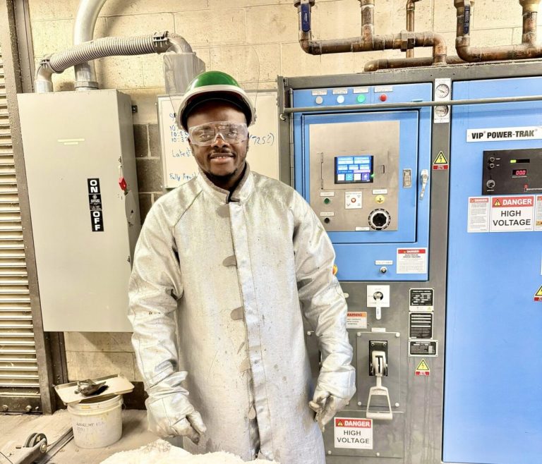 Dr. Kingsley Amatanweze at the Missouri S&T Foundry
