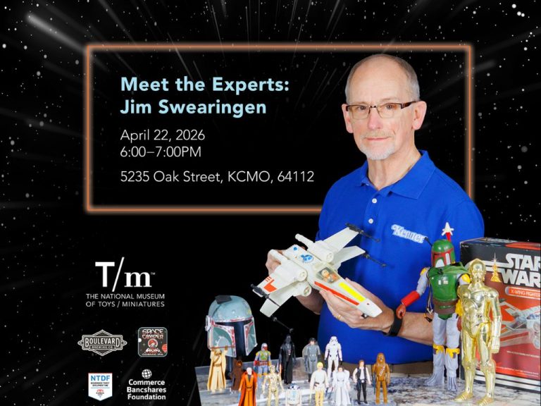 Jim Swearingen with his collection